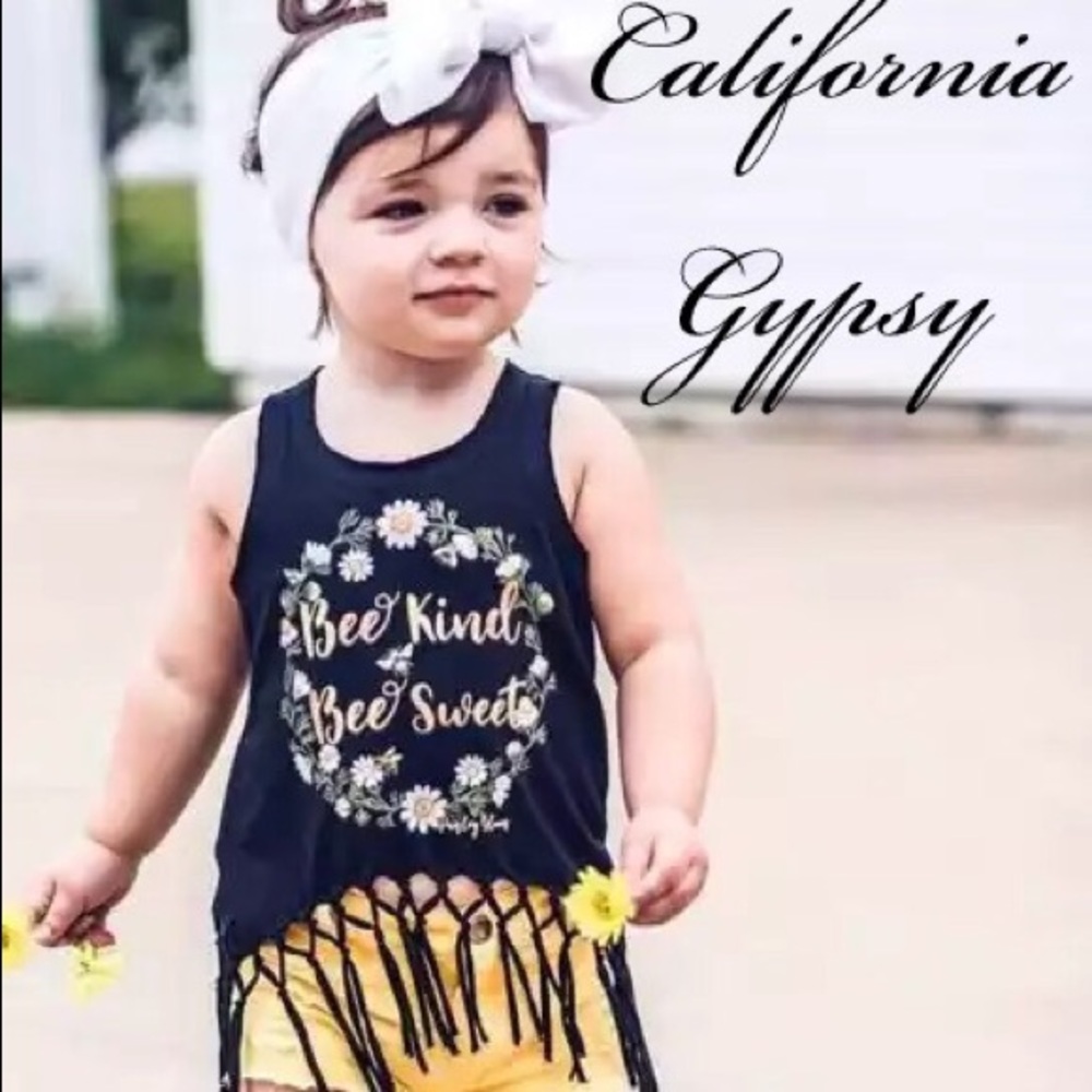 Baby boho hippie festival fringe top - Picture 7 of 7
